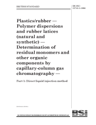 BS ISO 13741-1:1998