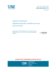 UNE-EN ISO 473:2021