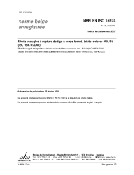NBN EN ISO 15974:2001
