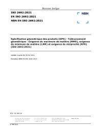NBN EN ISO 2692:2021
