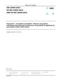 NBN EN ISO 24504:2016