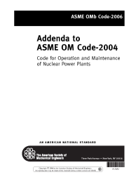 ASME OM-2006 - ADDN-B