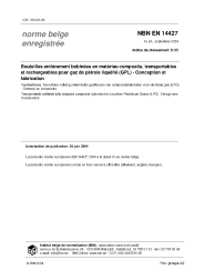 NBN EN 14427:2004