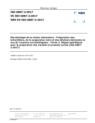 NBN EN ISO 6887-2:2017