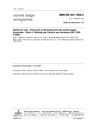 NBN EN ISO 7899-2:2000