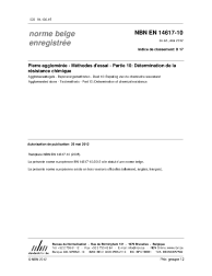 NBN EN 14617-10:2012