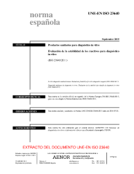 UNE-EN ISO 23640:2015