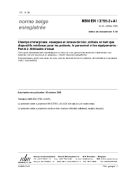 NBN EN 13795-2+A1:2009
