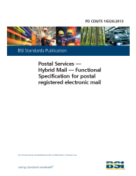 PD CEN/TS 16326:2013