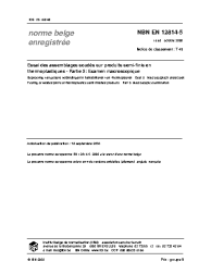 NBN EN 12814-5:2000