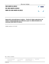 NBN EN ISO 8655-8:2022