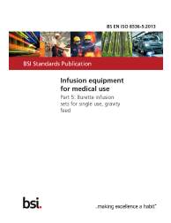 BS EN ISO 8536-5:2013