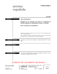 UNE-EN 681-2:2001 (R2020)