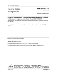 NBN EN ISO 340:2013