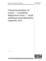 DD CEN/TS 15364:2006