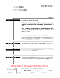 UNE-EN 13205-5:2015 (R2020)