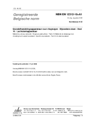 NBN EN 12312-16+A1:2009