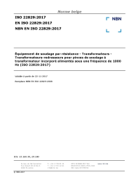 NBN EN ISO 22829:2017