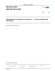 NBN ISO 6472:2021