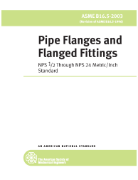 ASME B16.5-2003