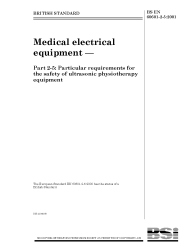BS EN 60601-2-5:2001