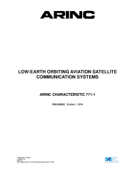 ARINC Characteristic 771-1:2018