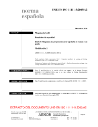 UNE-EN ISO 11111-5:2005/A2:2016