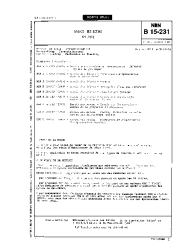NBN B 15-231:1987