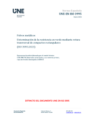 UNE-EN ISO 3995:2024