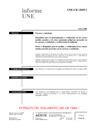 UNE-CR 13695-1:2001 (R2009)