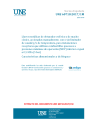 UNE 60718:2017/1M:2018
