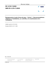 NBN EN 1176-7:2020