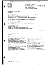 BS 2782-4:Methods 454A and 454B:1978