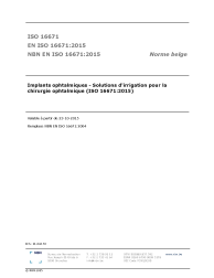 NBN EN ISO 16671:2015