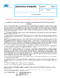 SAE AS 10701-1:1964-07-22
