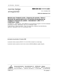 NBN EN ISO 11111-4/A1:2009