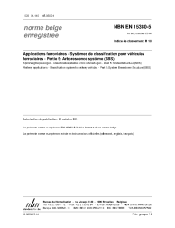 NBN EN 15380-5:2014
