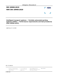 NBN ISO 20900:2020