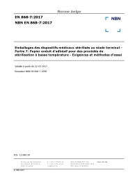 NBN EN 868-7:2017