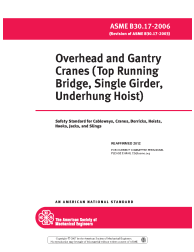 ASME B30.17-2006 (R2012-w-CPRT) - W CPRT