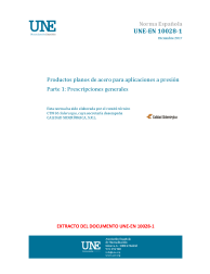 UNE-EN 10028-1:2017