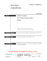 UNE-EN 71-9:2005+A1:2007 (R2018)