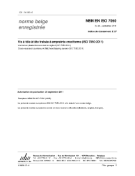 NBN EN ISO 7050:2011