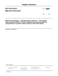 NBN ISO 4233:2023