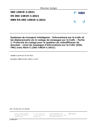 NBN EN ISO 14819-1:2021