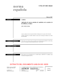 UNE-EN ISO 18233:2007