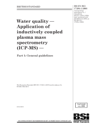 BS EN ISO 17294-1:2006