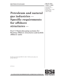 BS EN ISO 19901-7:2005