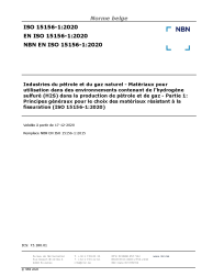 NBN EN ISO 15156-1:2020