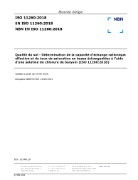 NBN EN ISO 11260:2018